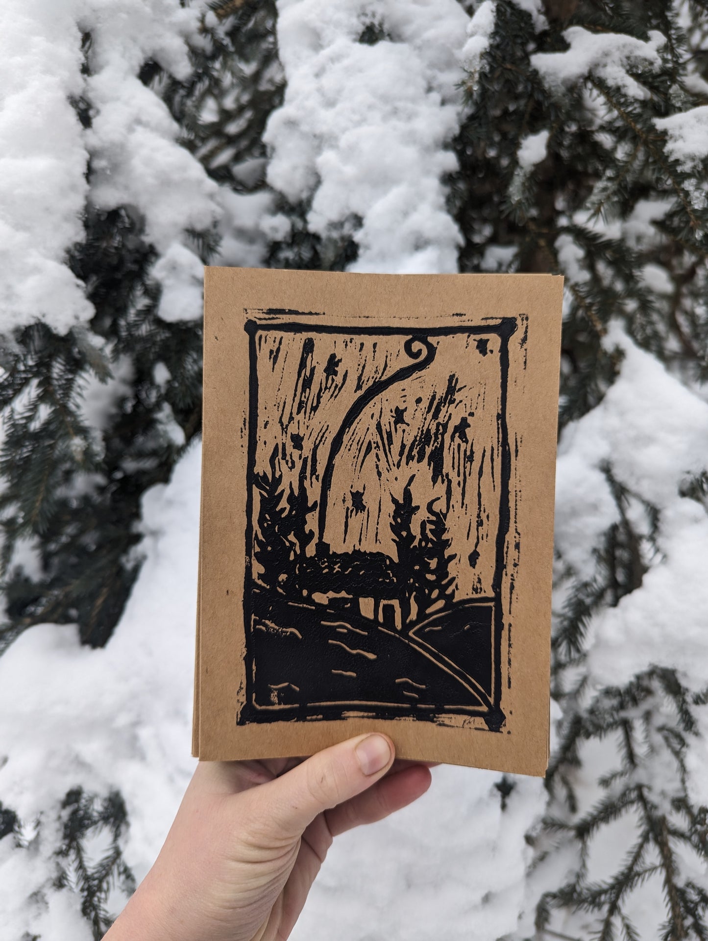 Winter Nights- Holiday Cards 5pack